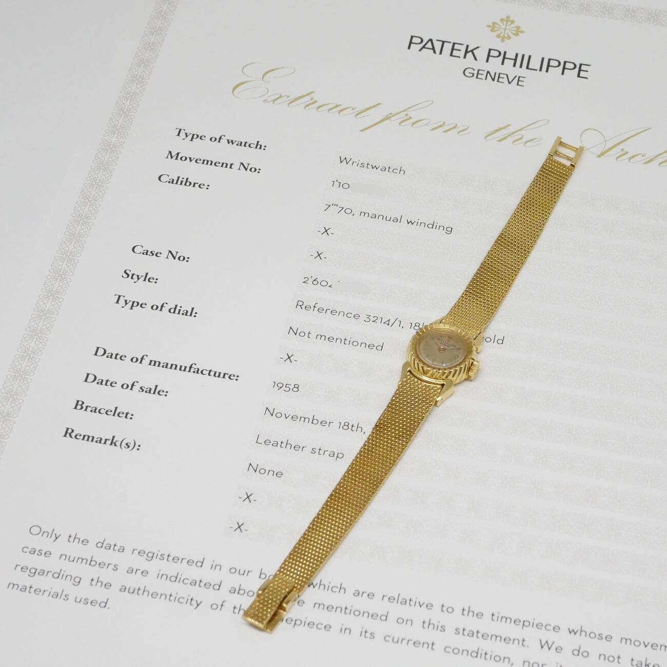 PATEK PHILIPPE ROUND MODEL