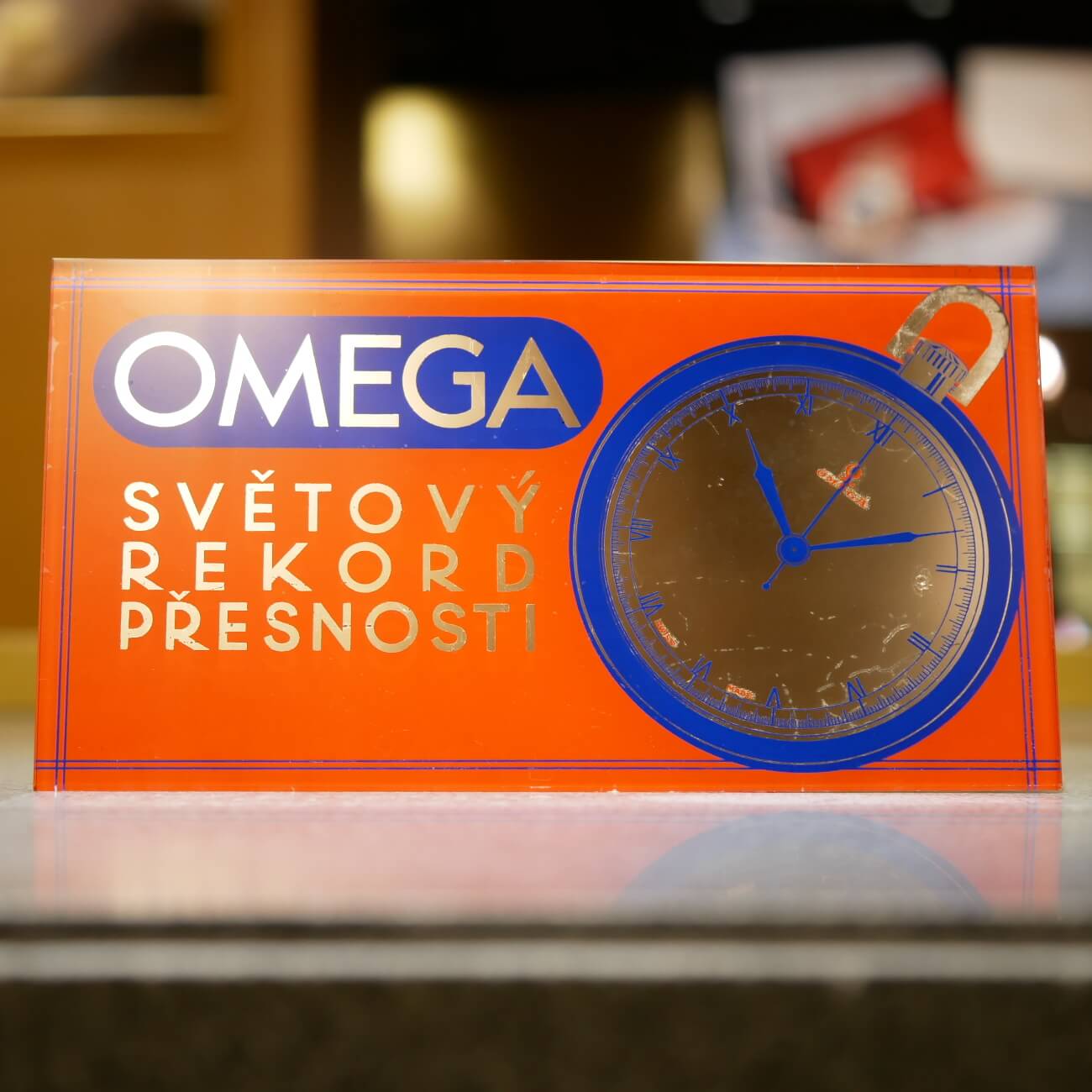 WATCH CASE & OTHER OMEGA SIGN BOARD