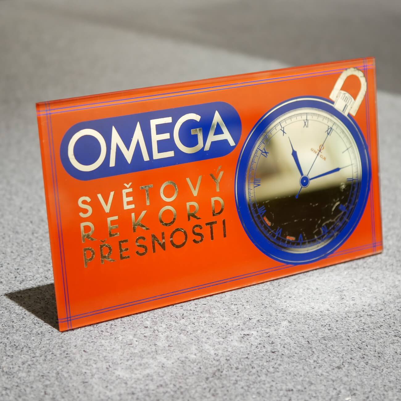 WATCH CASE & OTHER OMEGA SIGN BOARD