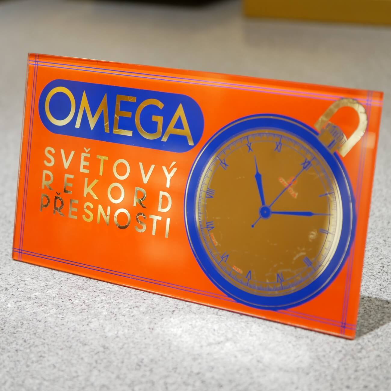 WATCH CASE & OTHER OMEGA SIGN BOARD