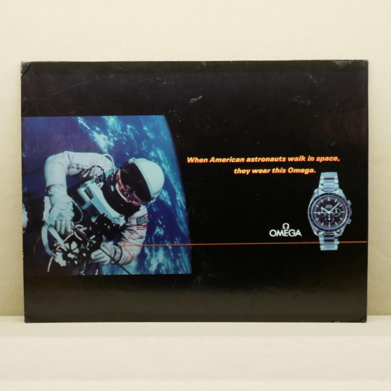 WATCH CASE & OTHER OMEGA ADVERTISING BOARD