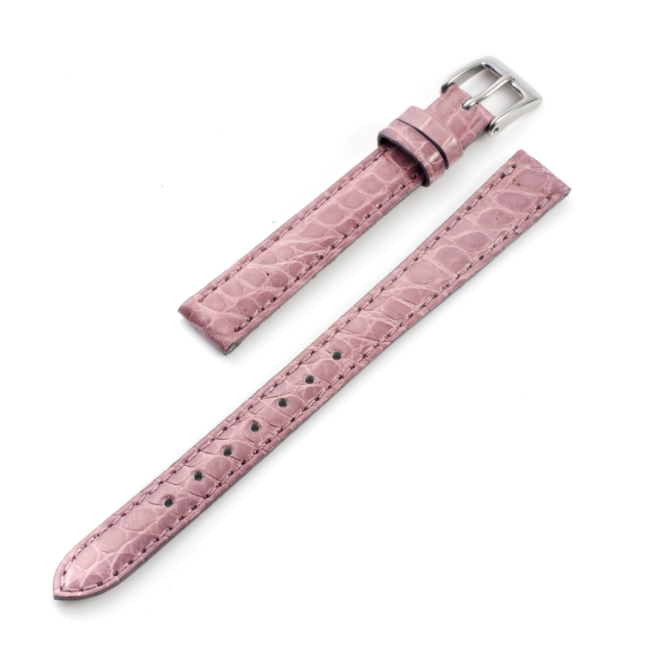 CARESE ORIGINAL LEATHER BELT CROCODILE LAVENDER