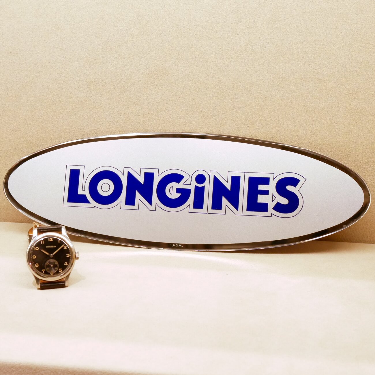 WATCH CASE & OTHER LONGINES SIGN BOARD