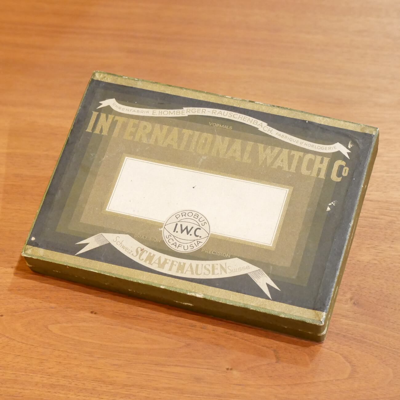 WATCH CASE & OTHER IWC PAPER BOX