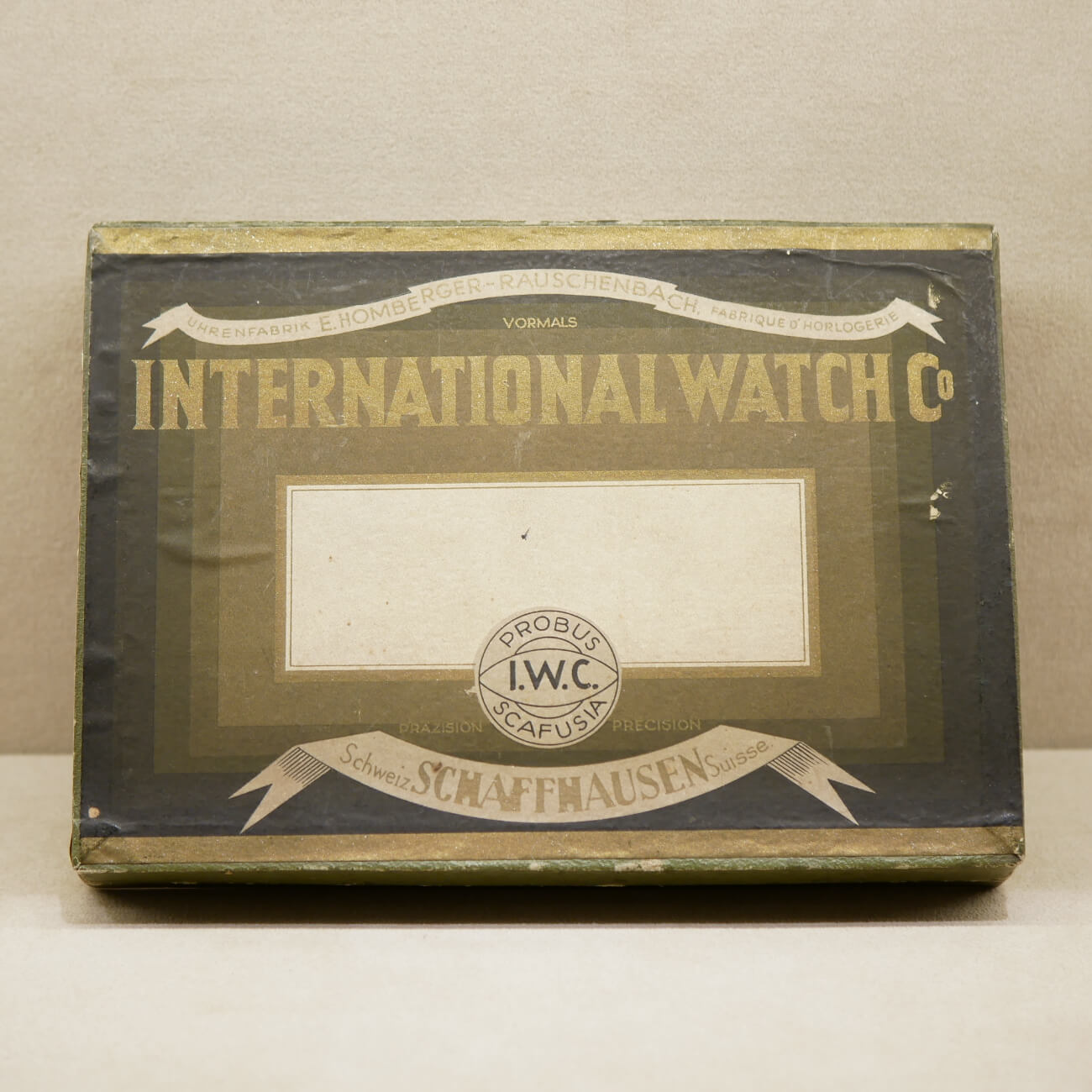 WATCH CASE & OTHER IWC PAPER BOX