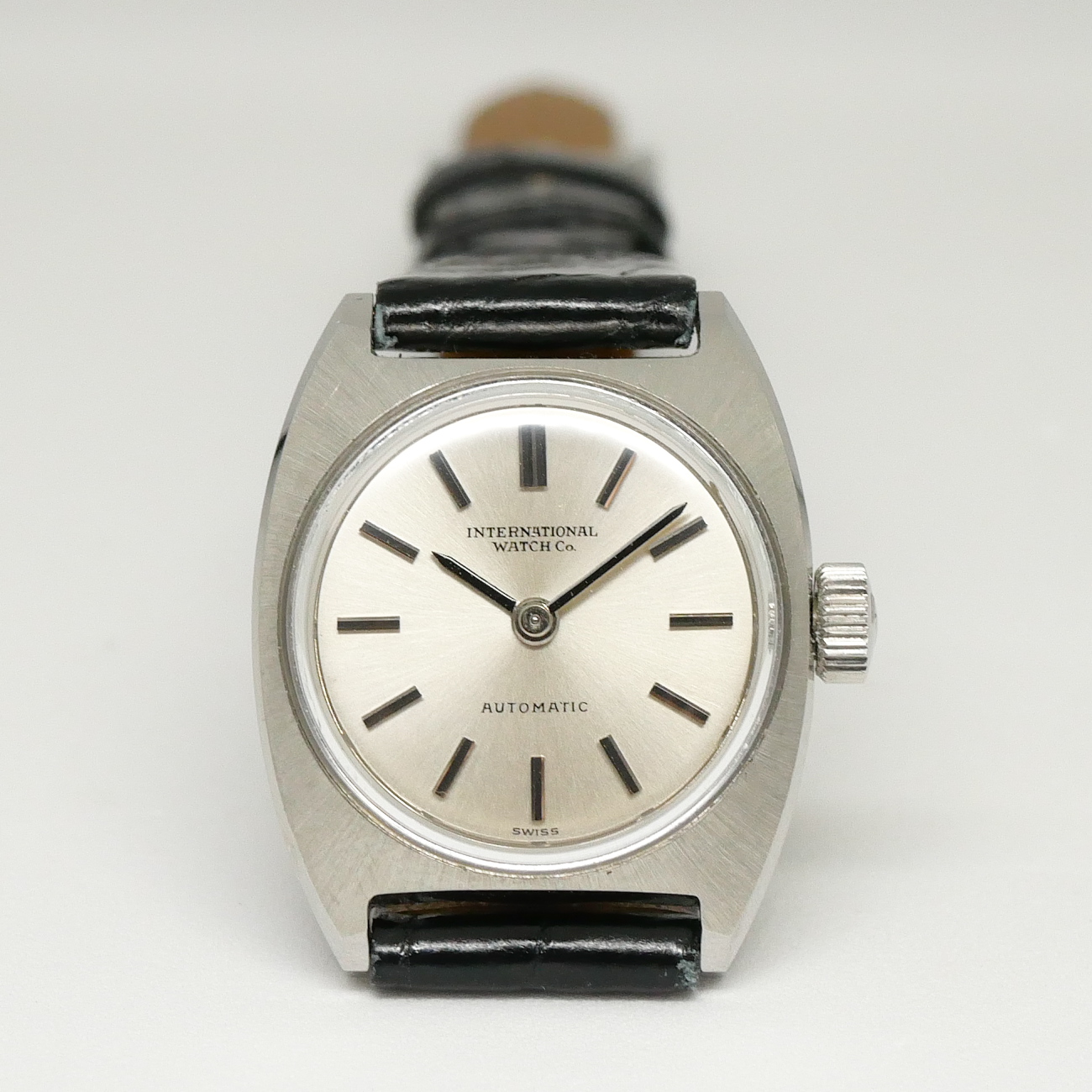 IWC レディース アンティーク時計 自動巻き 1970年 ブルー