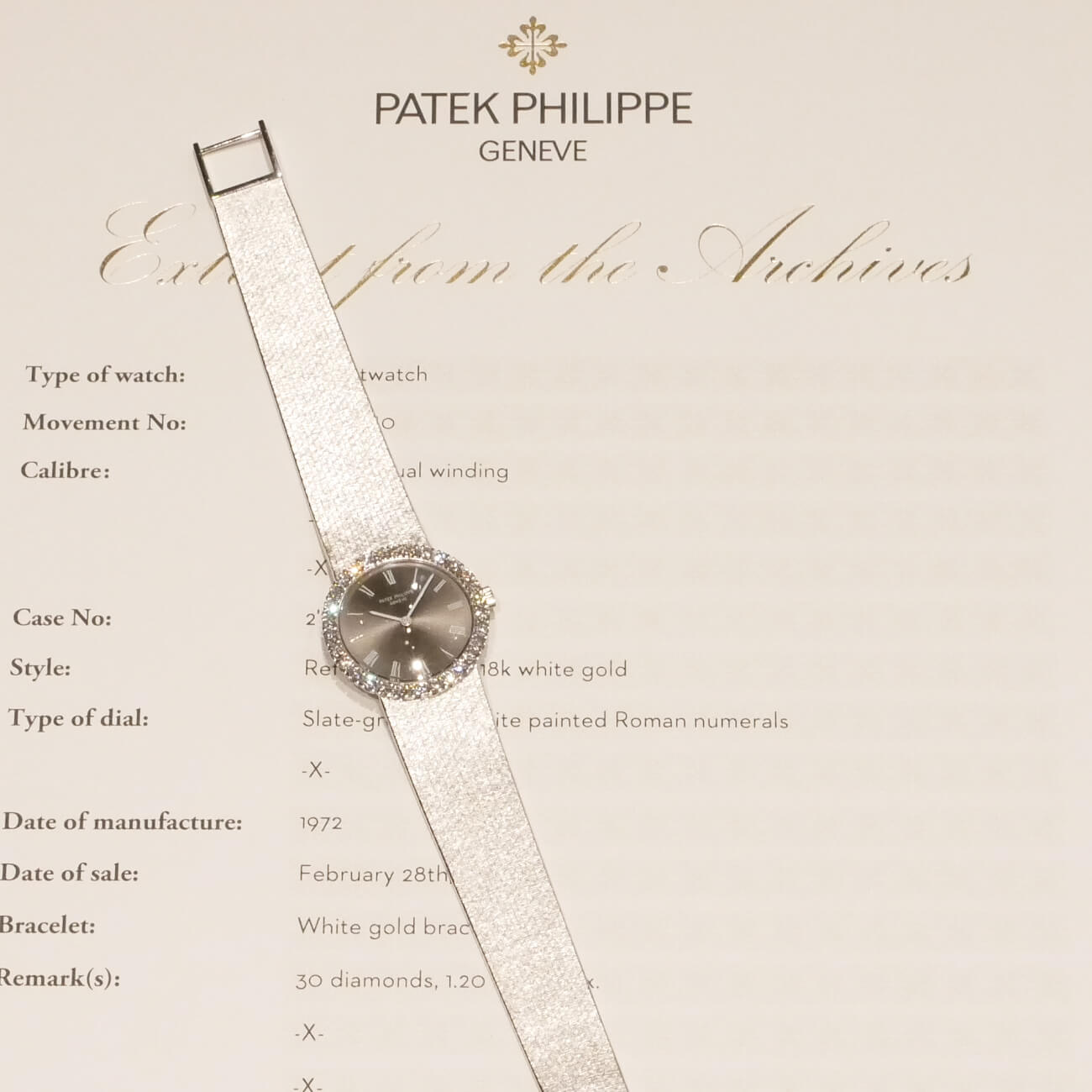 PATEK PHILIPPE ROUND MODEL