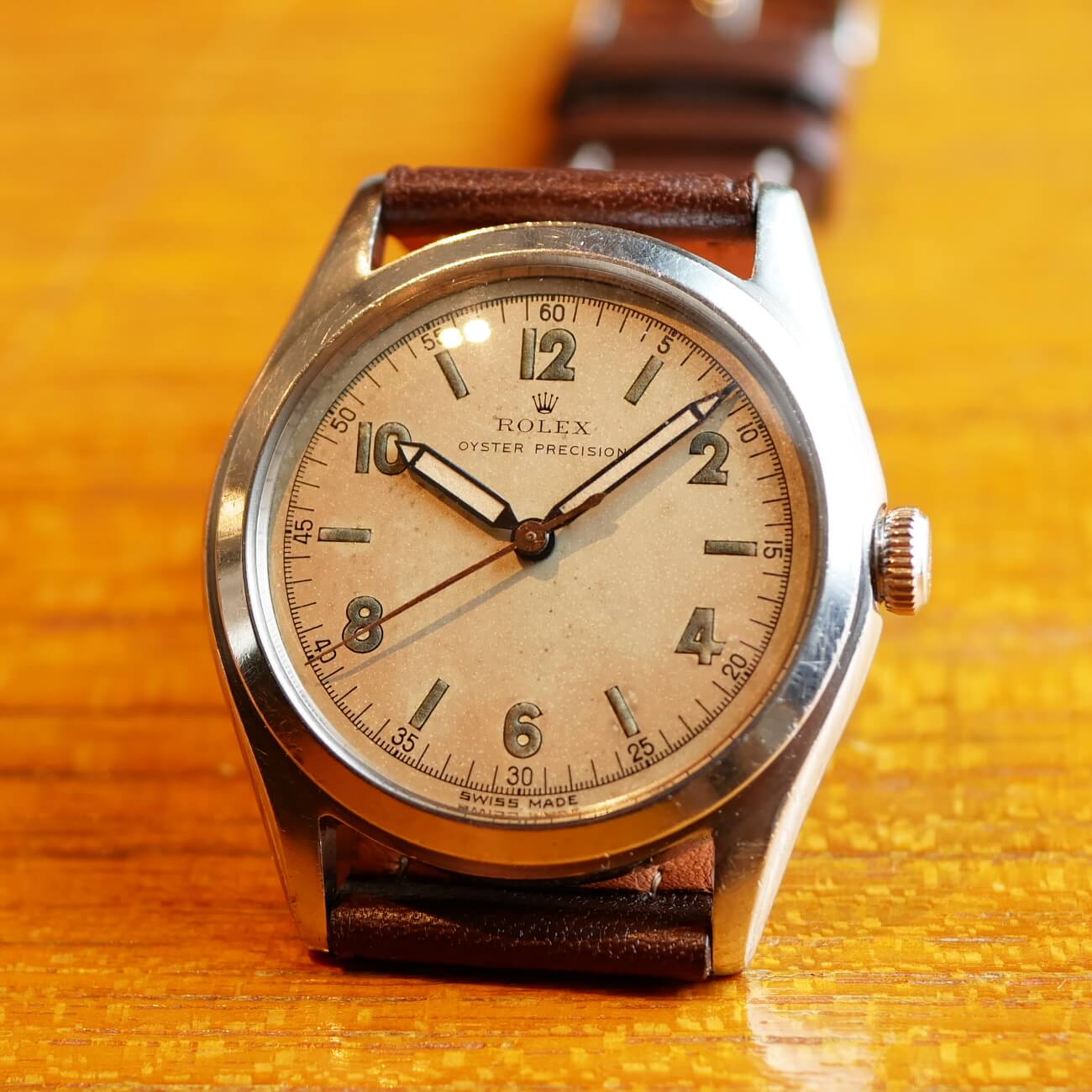 ロレックス　アンティーク　不稼働品 ロレックス ROLEX ”K18YG無垢 オイスター パーペチャル デイト