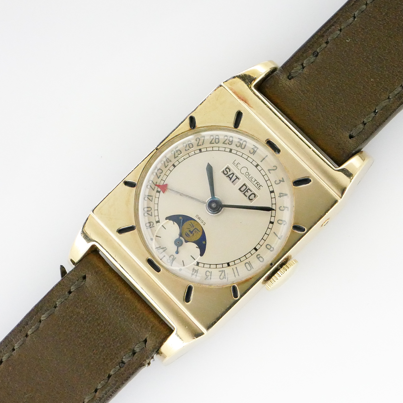 LE COULTRE TRIPLE CALENDAR MOONPHASE