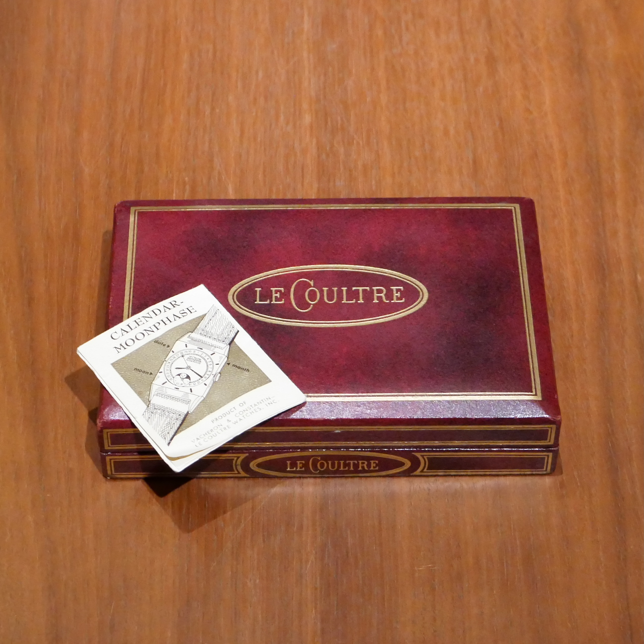 LE COULTRE TRIPLE CALENDAR MOONPHASE