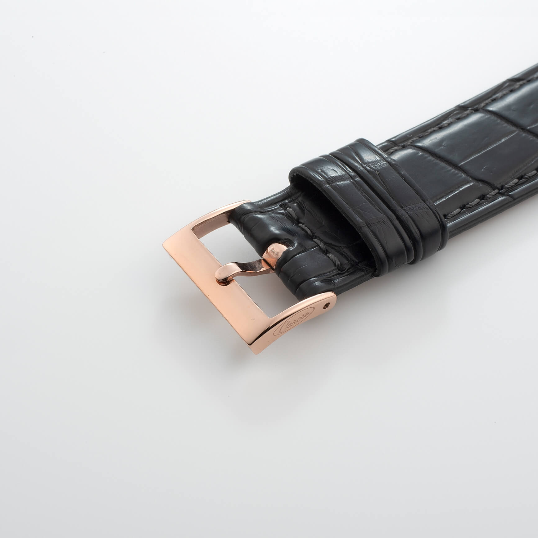 CARESE ORIGINAL LEATHER BELT CARESE ORIGINAL BUCKLE 14mm PINK GOLD