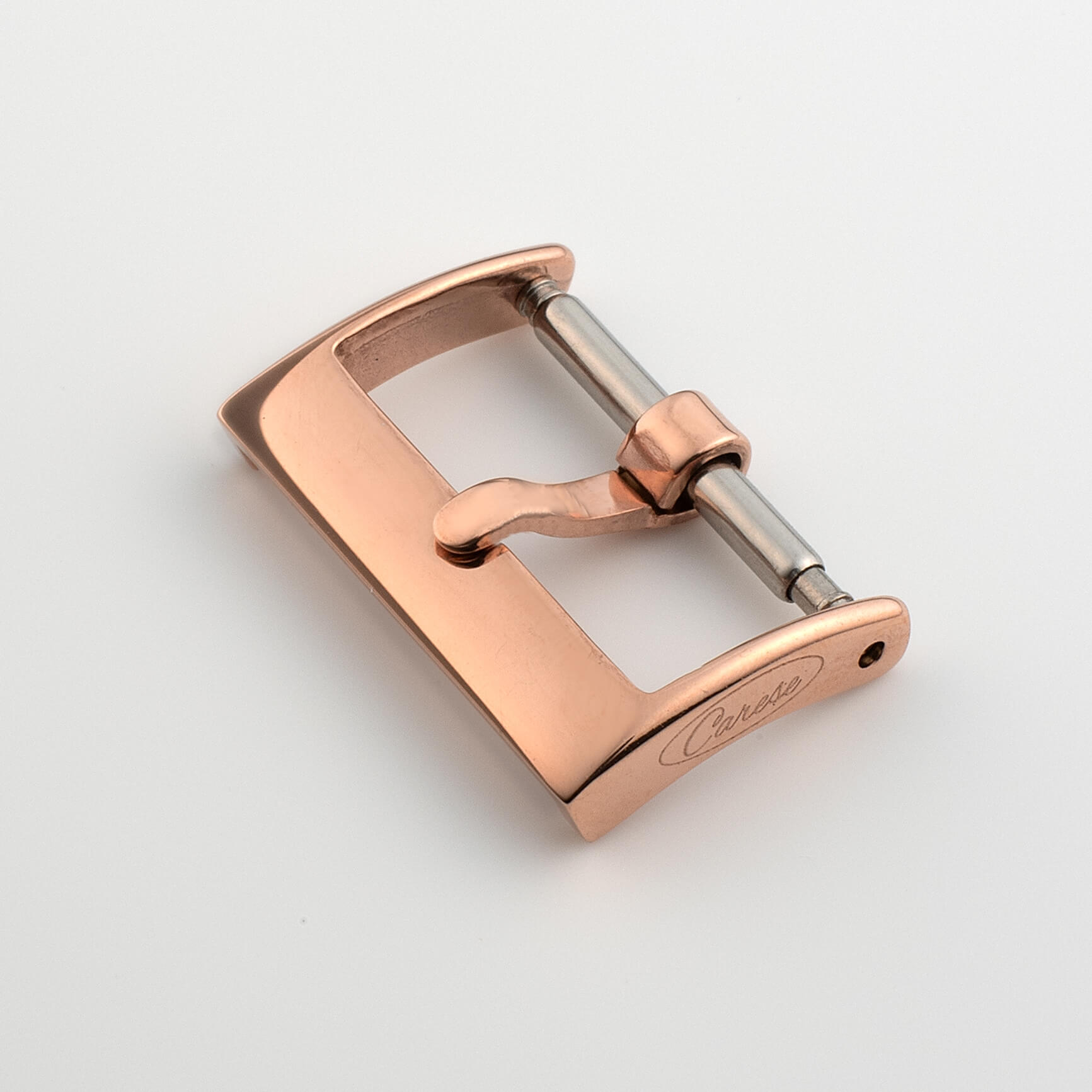 CARESE ORIGINAL LEATHER BELT CARESE ORIGINAL BUCKLE 14mm PINK GOLD