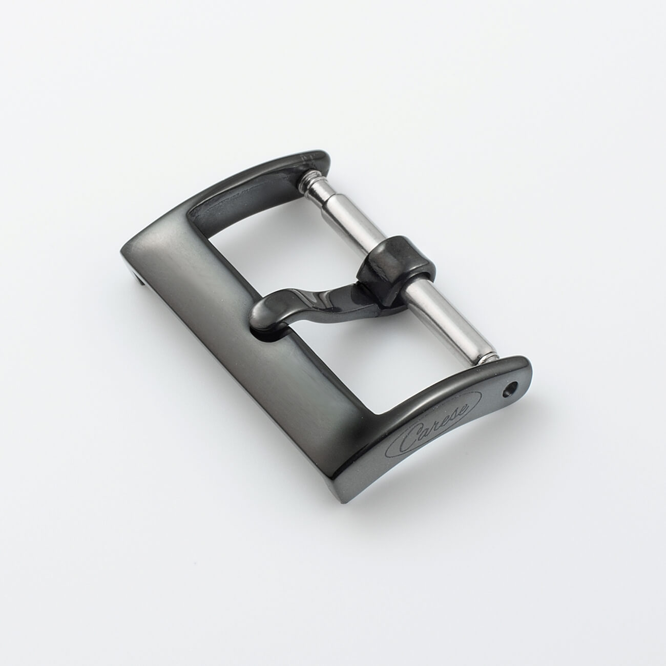 CARESE ORIGINAL LEATHER BELT CARESE ORIGINAL BUCKLE 14mm BLACK