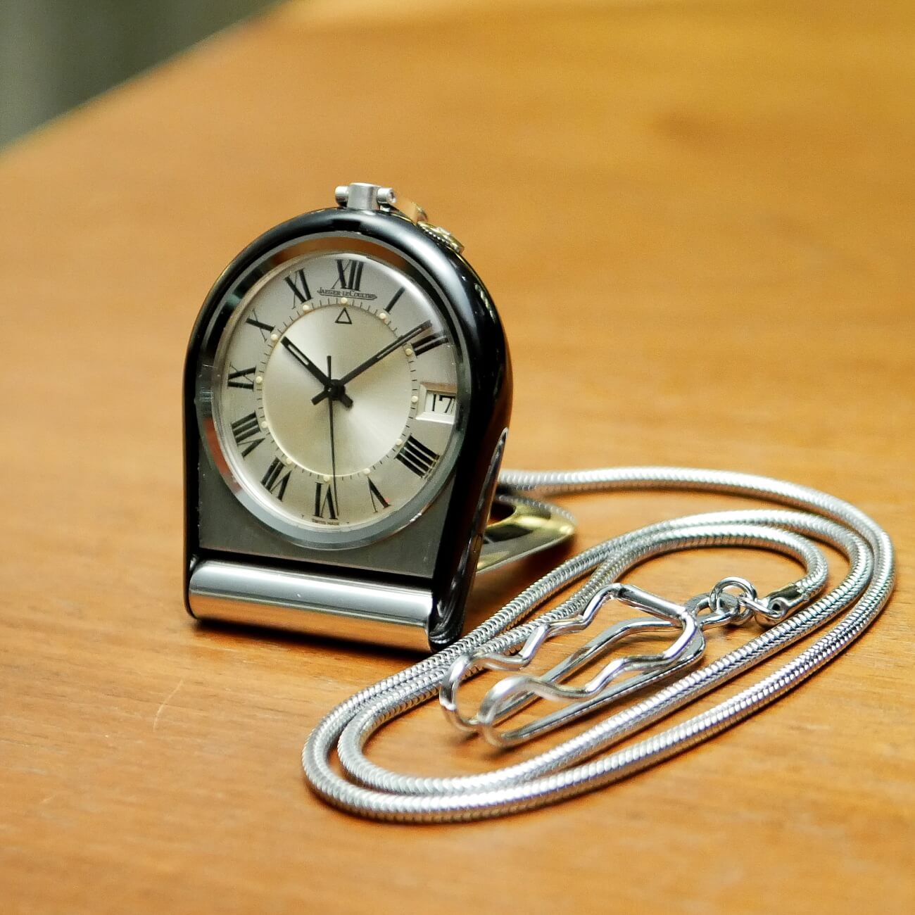 JAEGER LECOULTRE ALARM TRAVEL WATCH