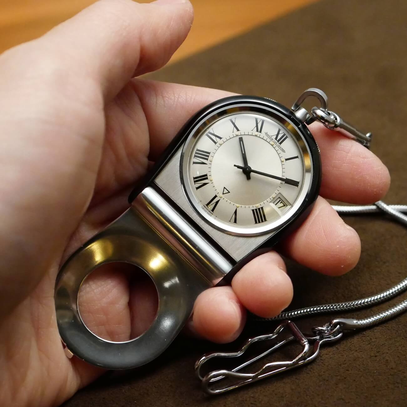 JAEGER LECOULTRE ALARM TRAVEL WATCH