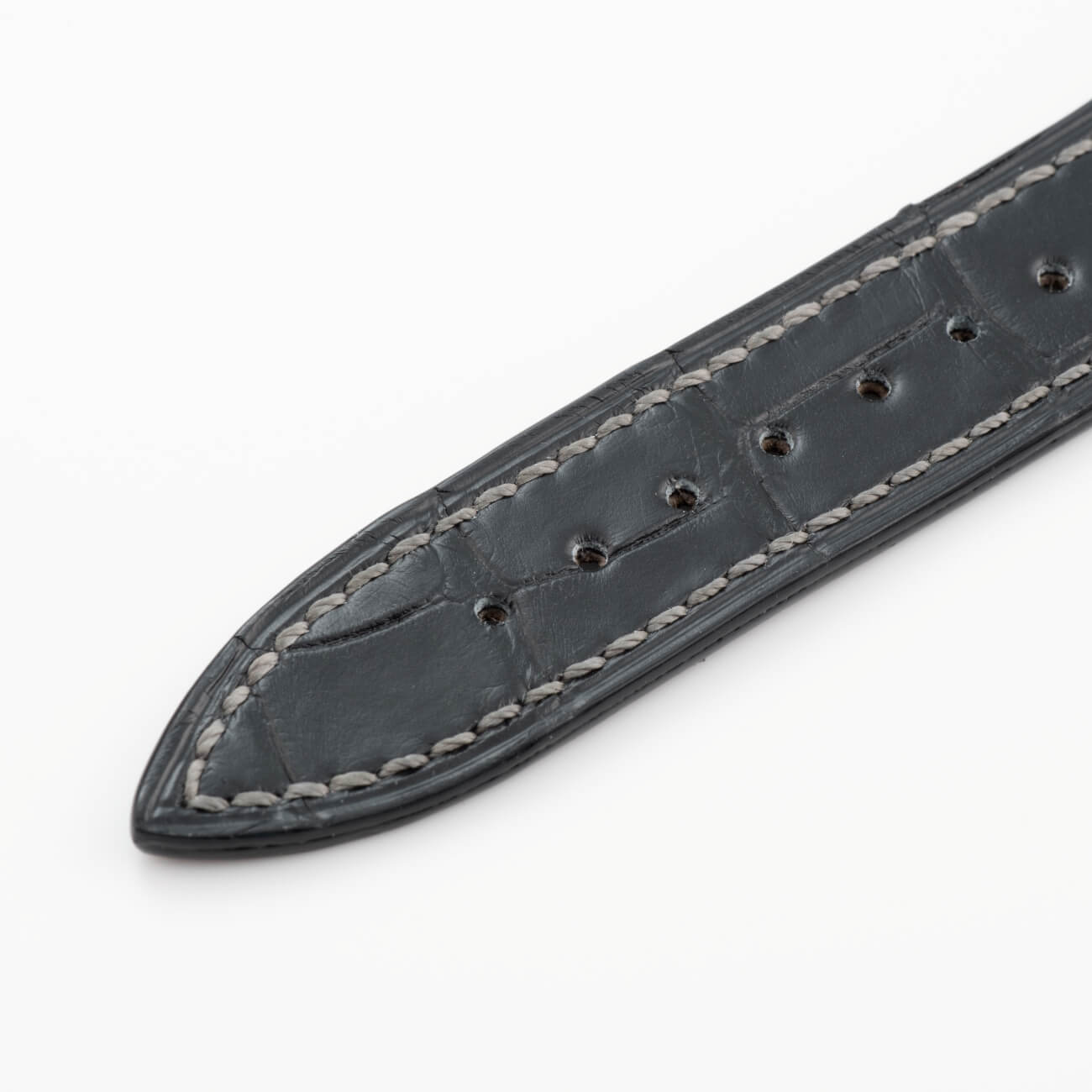 JEAN CLAUDE PERRIN CROCODILE DARK GRAY