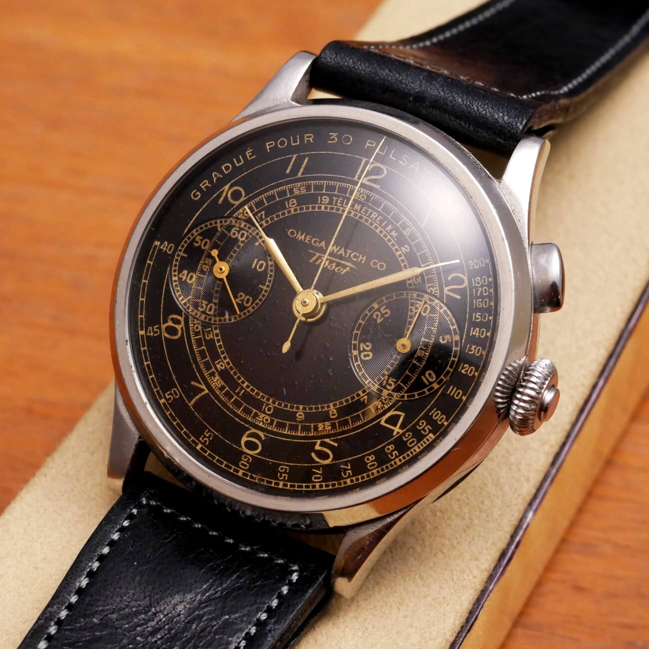 OMEGA/TISSOT CHRONOGRAPH 
