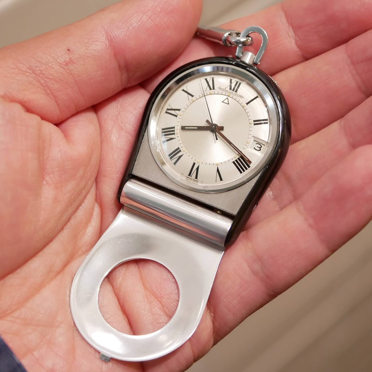 JAEGER LECOULTRE ALARM TRAVEL WATCH