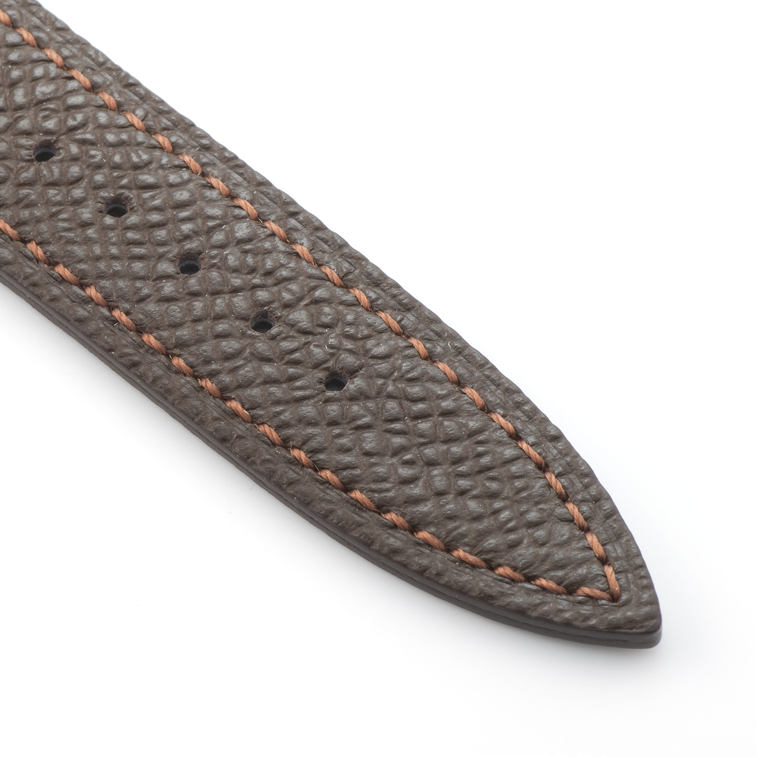 CARESE ORIGINAL LEATHER BELT EMBOSS BROWN