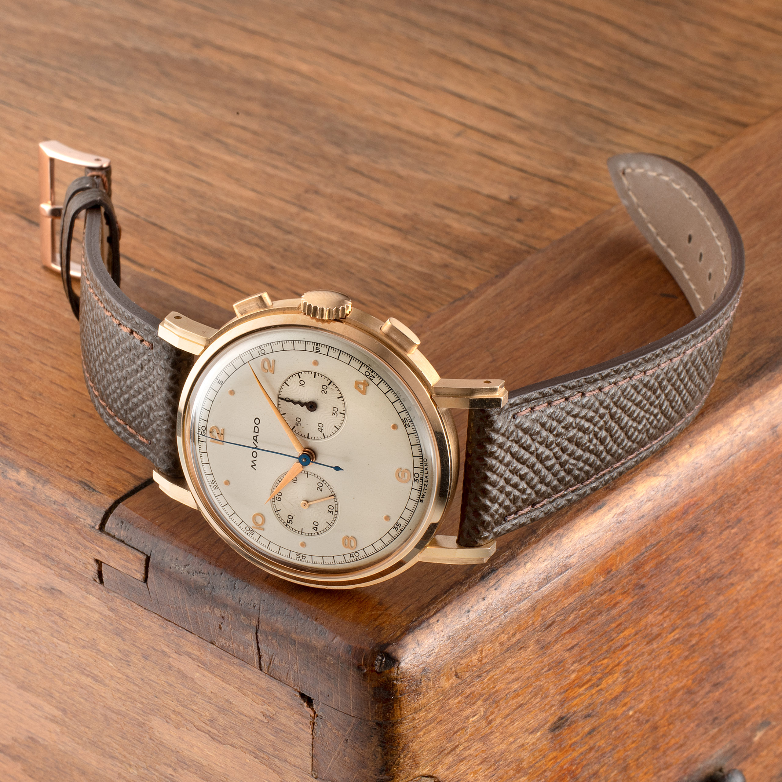 CARESE ORIGINAL LEATHER BELT EMBOSS BROWN