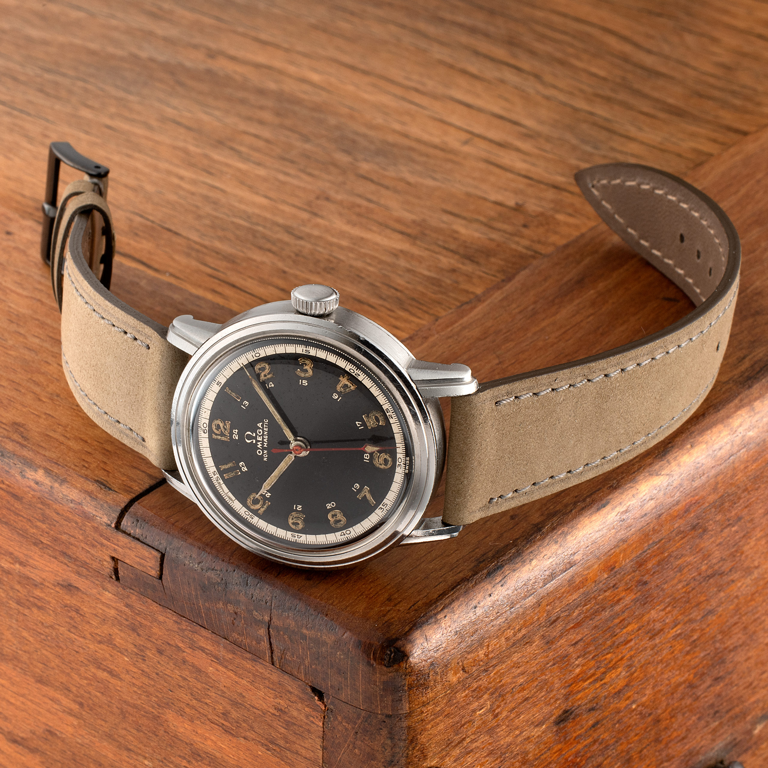 CARESE ORIGINAL LEATHER BELT NUBUCK KHAKI