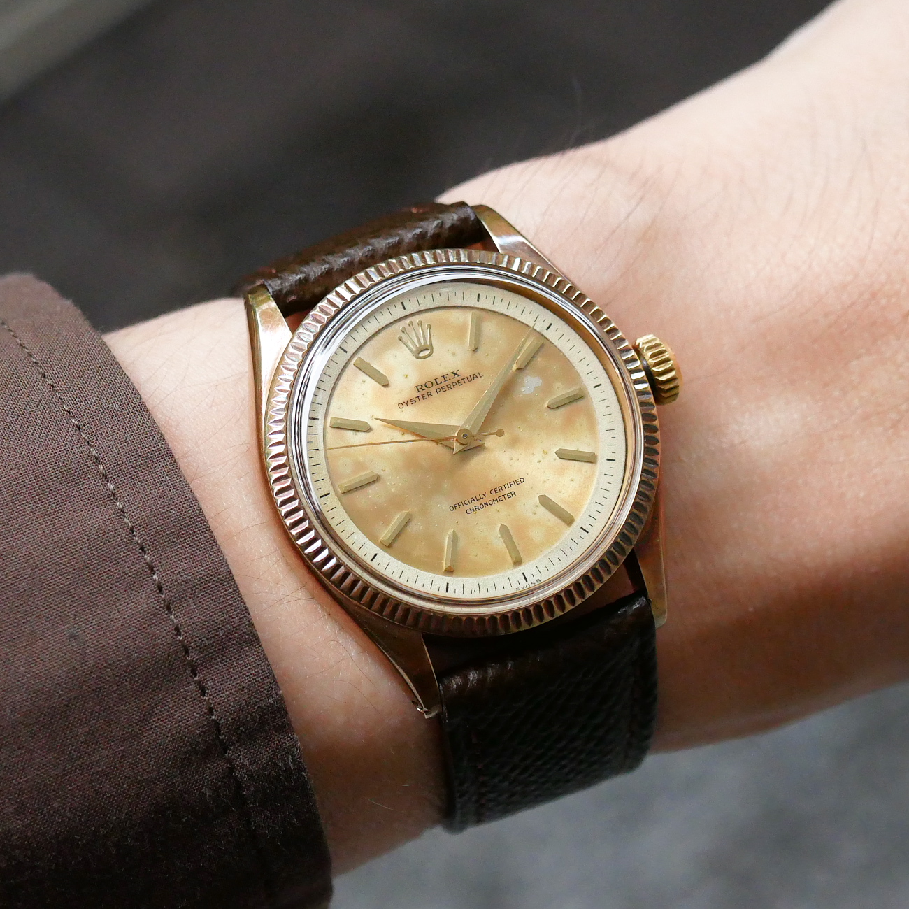 ROLEX SEMI BUBBLE BACK