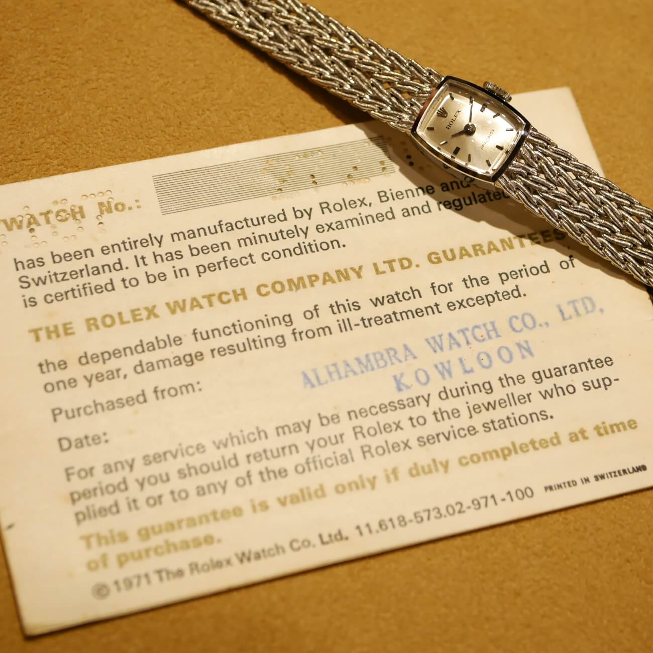ROLEX RECTANGLE MODEL