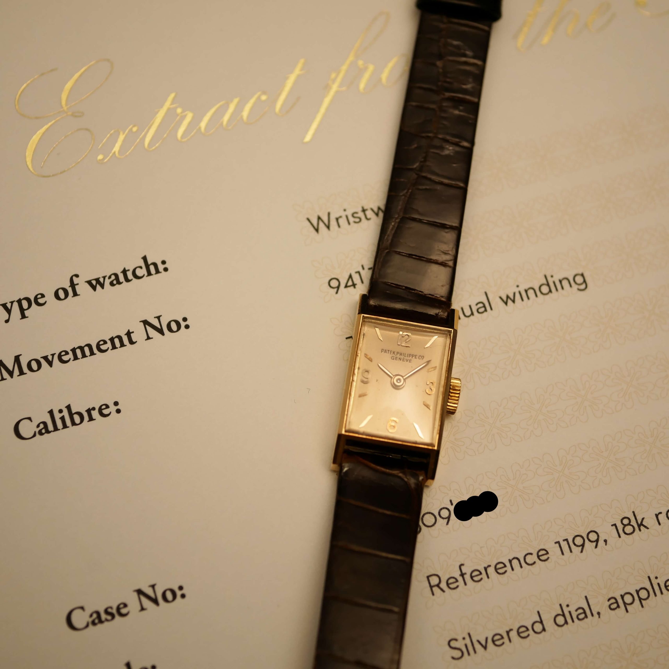 PATEK PHILIPPE RECTANGLE MODEL
