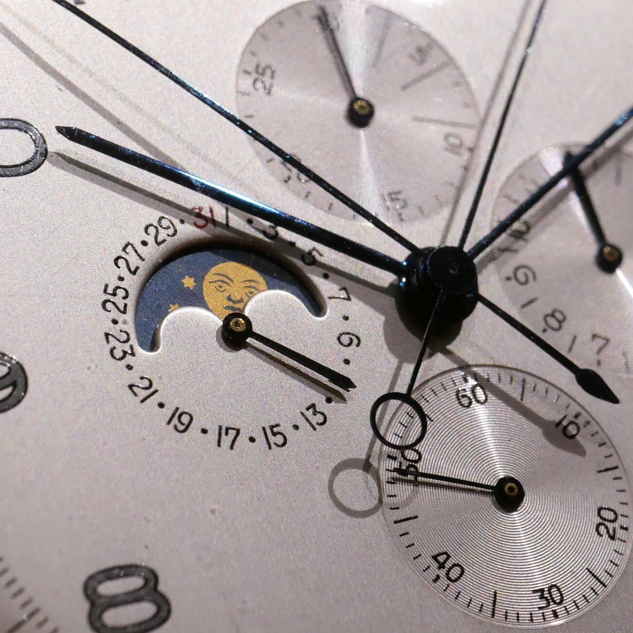 TOURNEAU Split-Seconds Moon Phase Chronograph