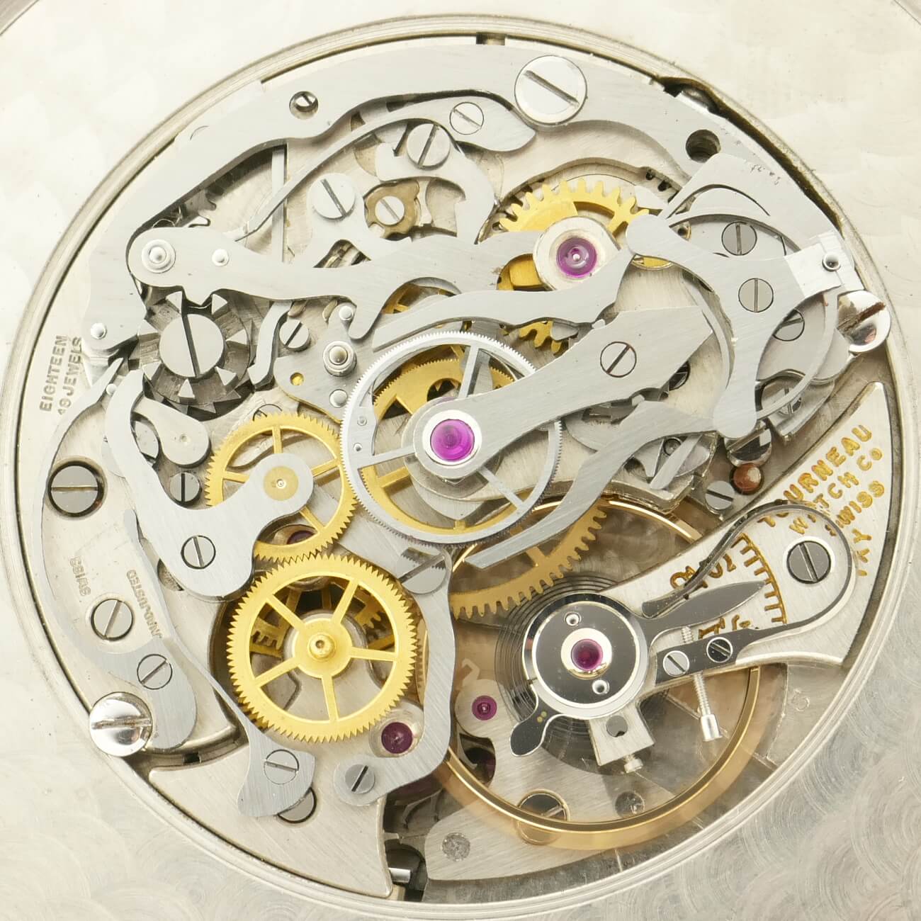 TOURNEAU Split-Seconds Moon Phase Chronograph